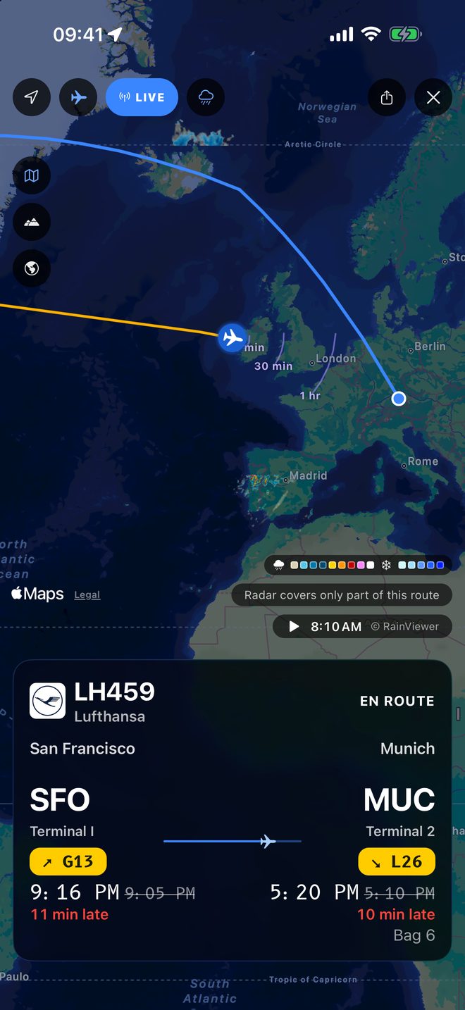 The same map in the night theme.